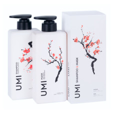 Подарунковий набір для волосся UMI Gift Set 2 Shampoo + Mask відновлення та зволоження